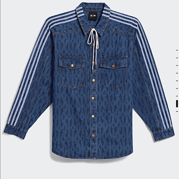 IVY PARK Tops - IVY PARK x adidas Monogram Denim Shirt (ALL GENDER FIT)